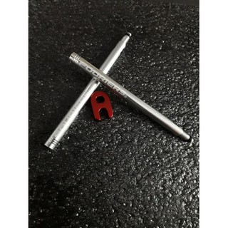 『時尚單車』FOURIERS VL-PE002 法式氣嘴延伸器 延長氣嘴 自行車 黑色/銀色-(散裝)