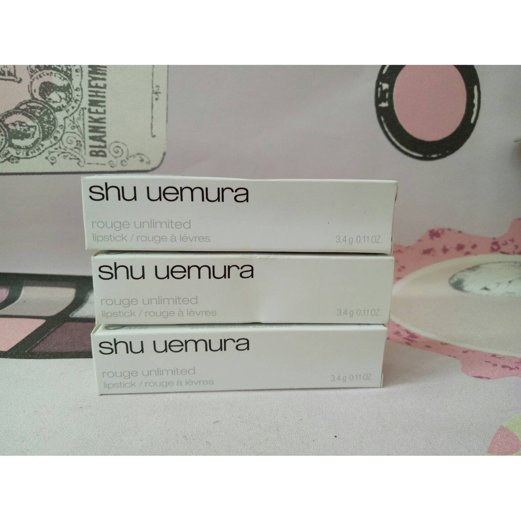 (出清,售完不補)SHU UEMURA 植村秀 無色限玩色水潤唇膏 3.4G