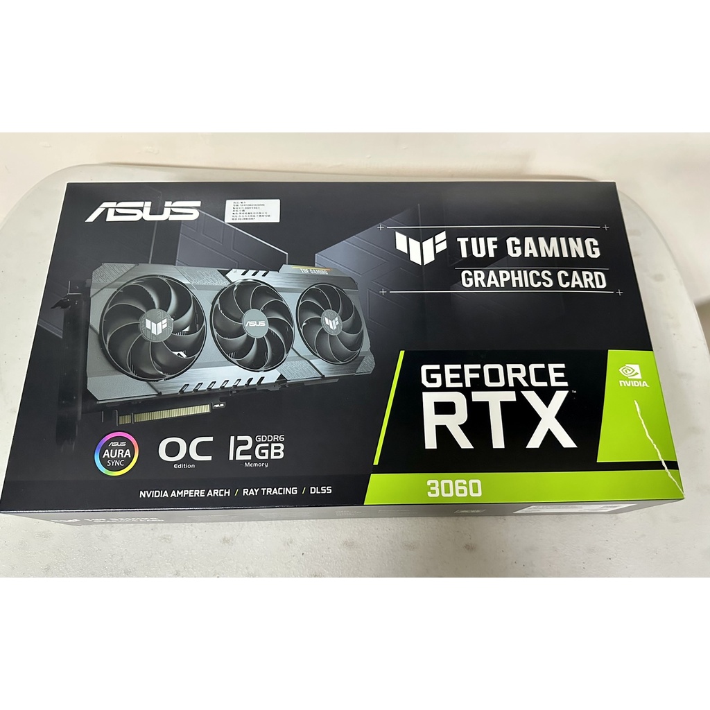 ASUS TUF GeForce RTX 3060 OC 12G GAMING