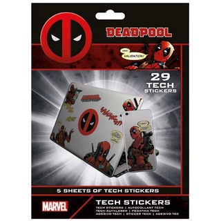 【漫威】死侍 Deadpool（Merc With A Mouth）3C科技貼紙組（MARVEL）