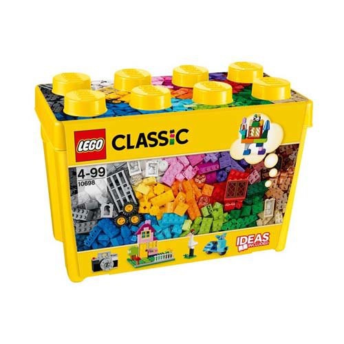 玩得購10698【LEGO 樂高積木】Classic系列-樂高大型創意拼砌盒桶