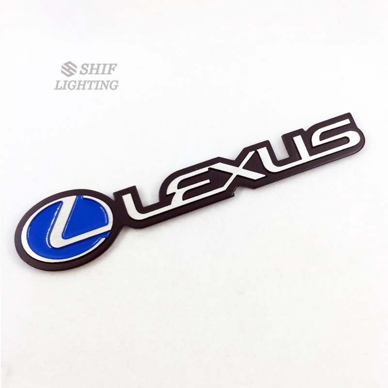 1 x 金属淩志雷克萨斯LEXUS汽車改裝車標車尾車身車貼車標尾标LEXUS徽標