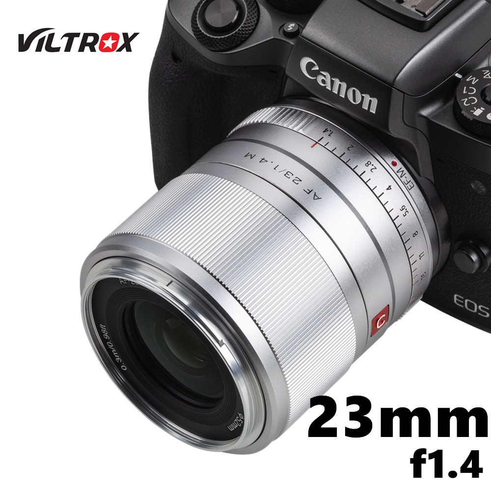 Viltrox 23mm f1.4 STM 自動對焦APS-C鏡頭 適用於佳能 EOS-M相機 M200 M50II