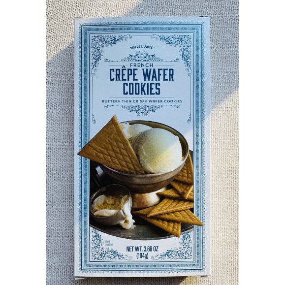 現貨 Trader Joe's CREPE WAFER COOKIES 奶油千層薄脆酥餅 可麗餅 法國製 104g