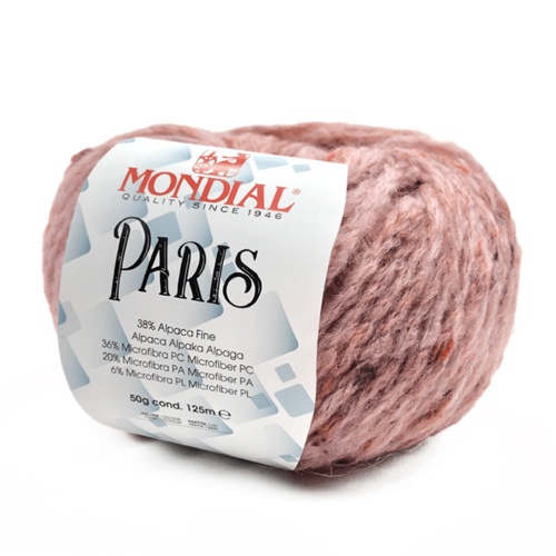 夢代爾 MONDIAL巴黎結粒紗毛線 PARIS 38% Alpaca Fine 細羊駝毛【義大利進口】