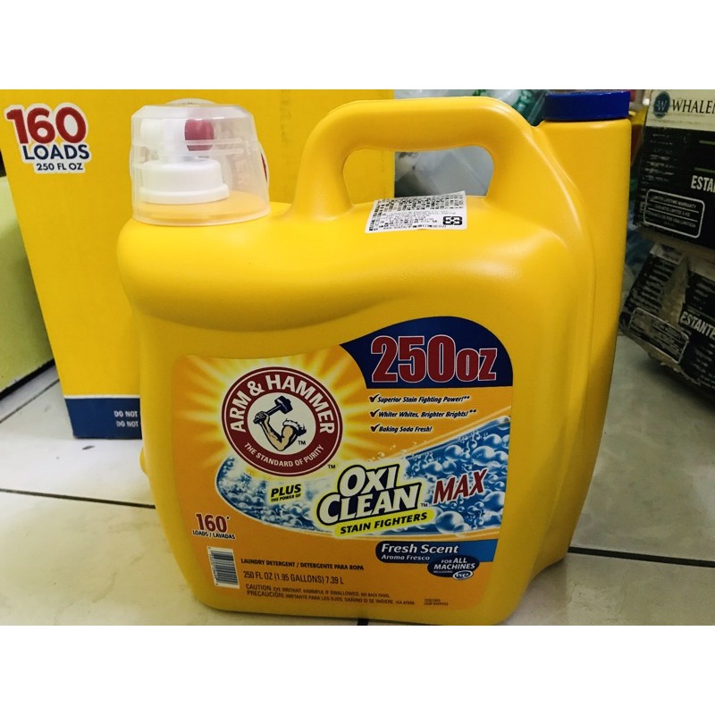 ARM &amp; HAMMER 鐵鎚牌 強效洗衣精 添加小蘇打粉 7.39L 160蓋次