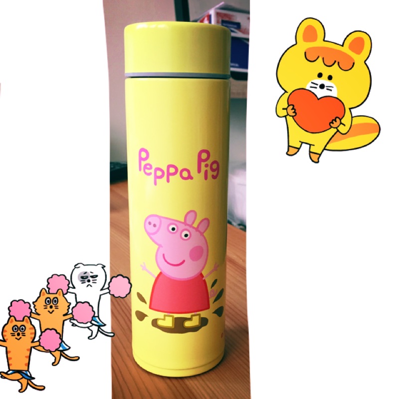 🎉全新🎉佩佩豬 Peppa pig 官方授權保溫杯 保溫瓶 300ml