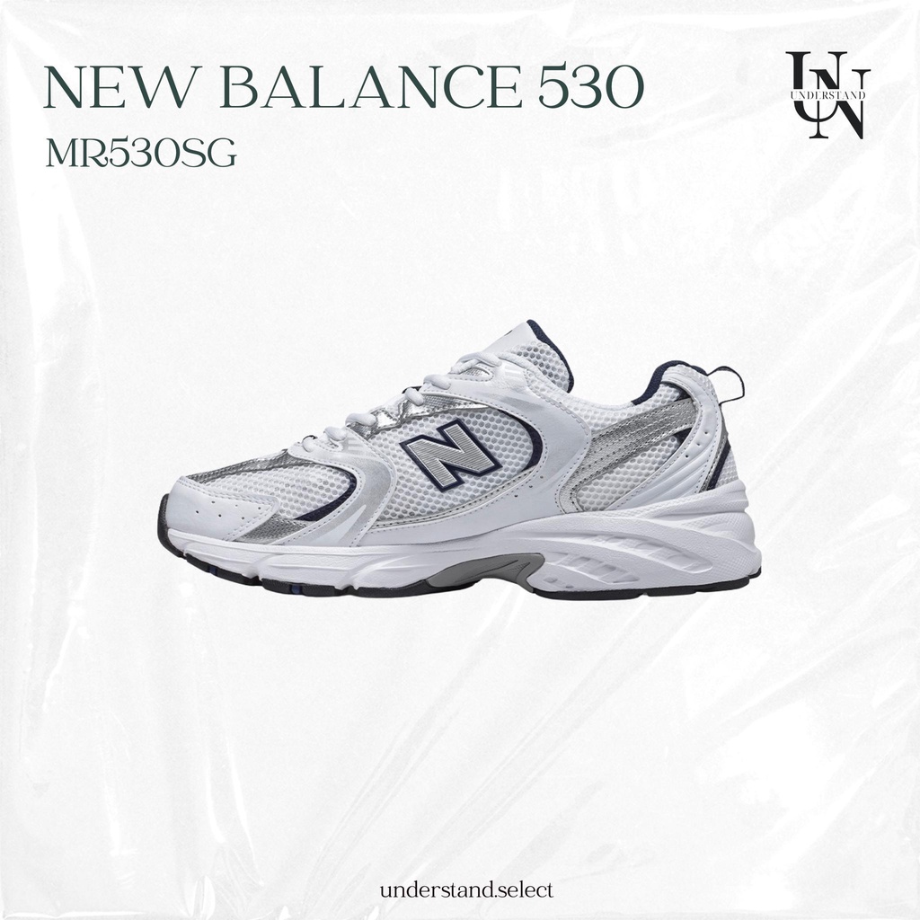 UN 代購 ▸ NEW BALANCE 530 奶白 白銀 復古老爹鞋 男女休閒鞋 MR530SG