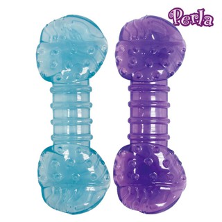 Perlapets TPR耐咬玩具 扁平骨頭造型 寵物玩具 狗玩具 啃咬玩具 潔牙玩具