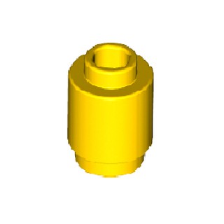 玩樂趣 LEGO 3062b 黃色Round 1 x 1 Open Stud (C12)