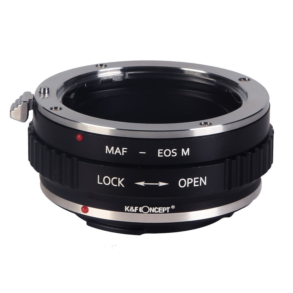 K&amp;f 概念適配器適用於美能達 AF 索尼 A 卡口鏡頭轉佳能 EOS M 相機適用於 M3 M5