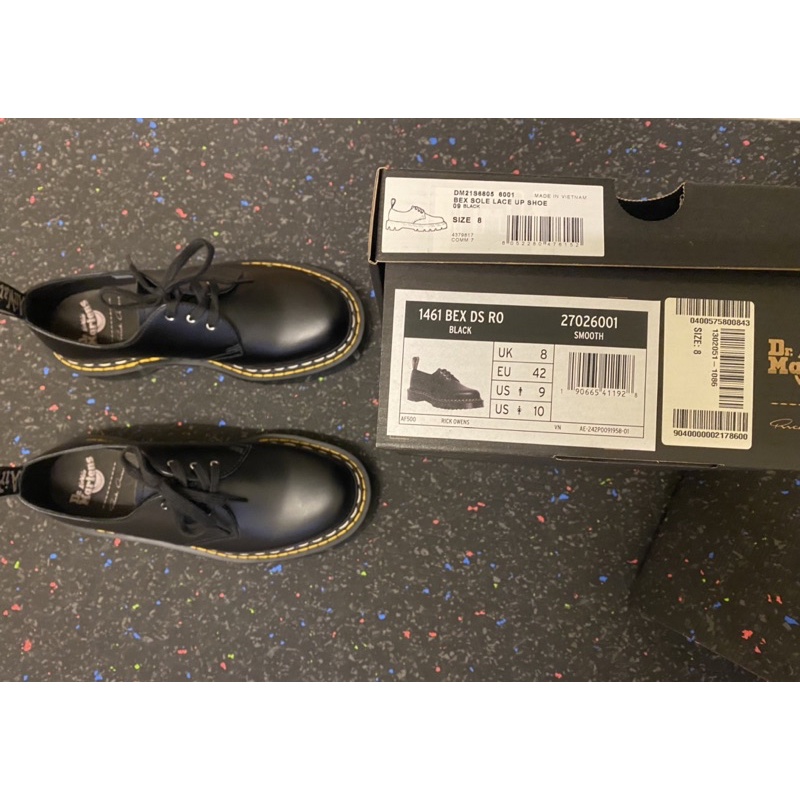 Rick owens x Dr martens 1461聯名