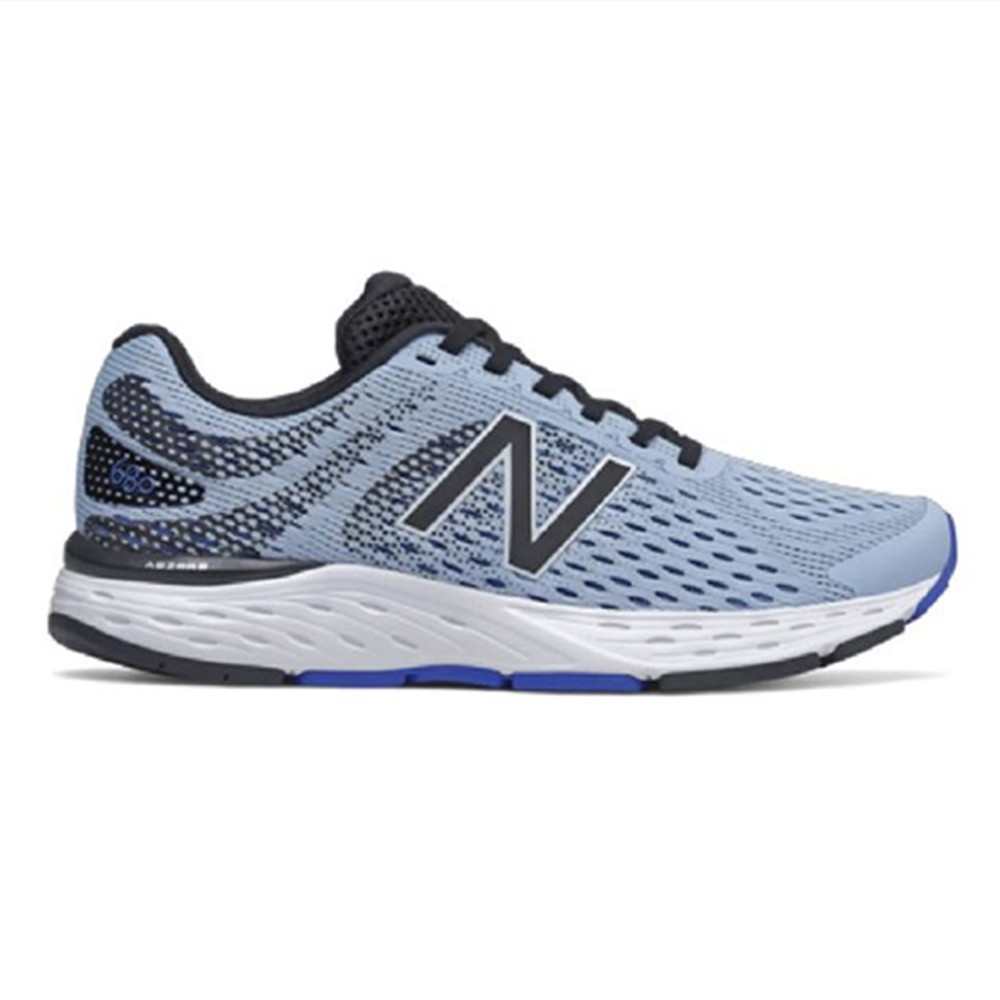 New Balance 女款天藍色透氣寬楦輕量慢跑鞋-NO.W680FC6