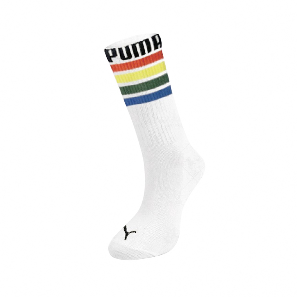 Puma 襪子 Classic Sock 彩 白 長襪 經典款 Logo 運動 休閒【ACS】 BB129802