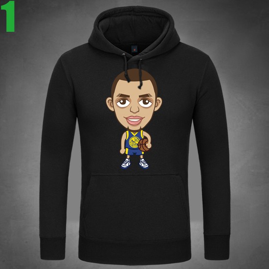 【史蒂芬·柯瑞 Stephen Curry】連帽厚絨長袖NBA籃球運動球員T恤 新款上市購買多件多優惠!【賣場一】
