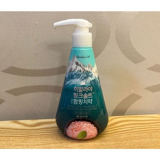 現貨 韓國 LG 喜馬拉雅粉晶鹽PUMPING牙膏 (冰澈薄荷) 285g