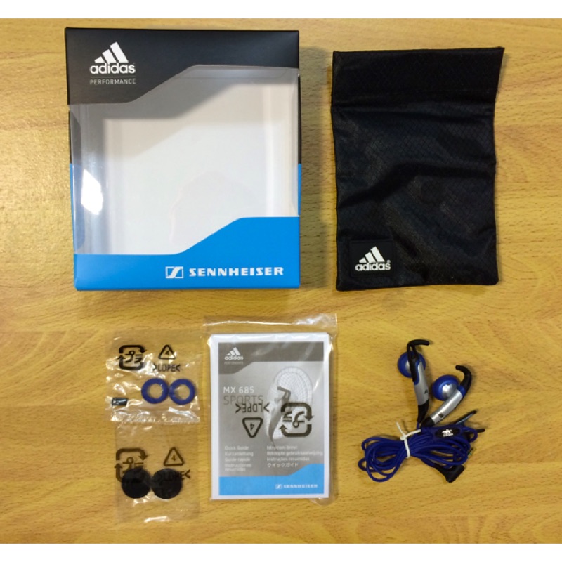 ［出清］SENNHEISER MX685 sport adidas 耳塞式運動耳機