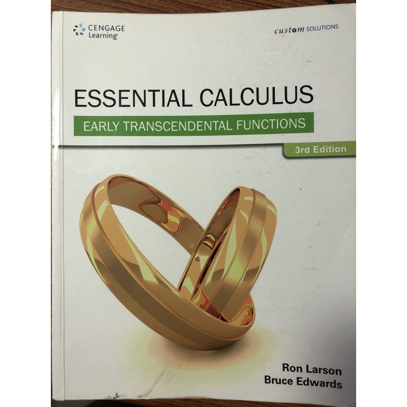 二手/微積分用書/essential calculus 3rd edition/誠者可議