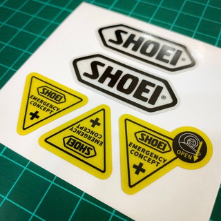 客製化 ◆反光 SHOEI ( 黃 / 塗鴉改色) 選手帽鏡片貼紙 X-14 造型字樣圖樣 防水貼紙可貼機車 安全帽上