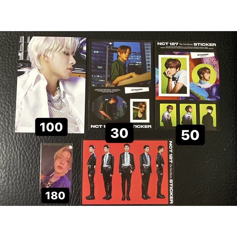 悠太 YUTA 廷祐 楷燦 泰一 泰容 NCT NCT127 Sticker favorite明信片 貼紙 小卡