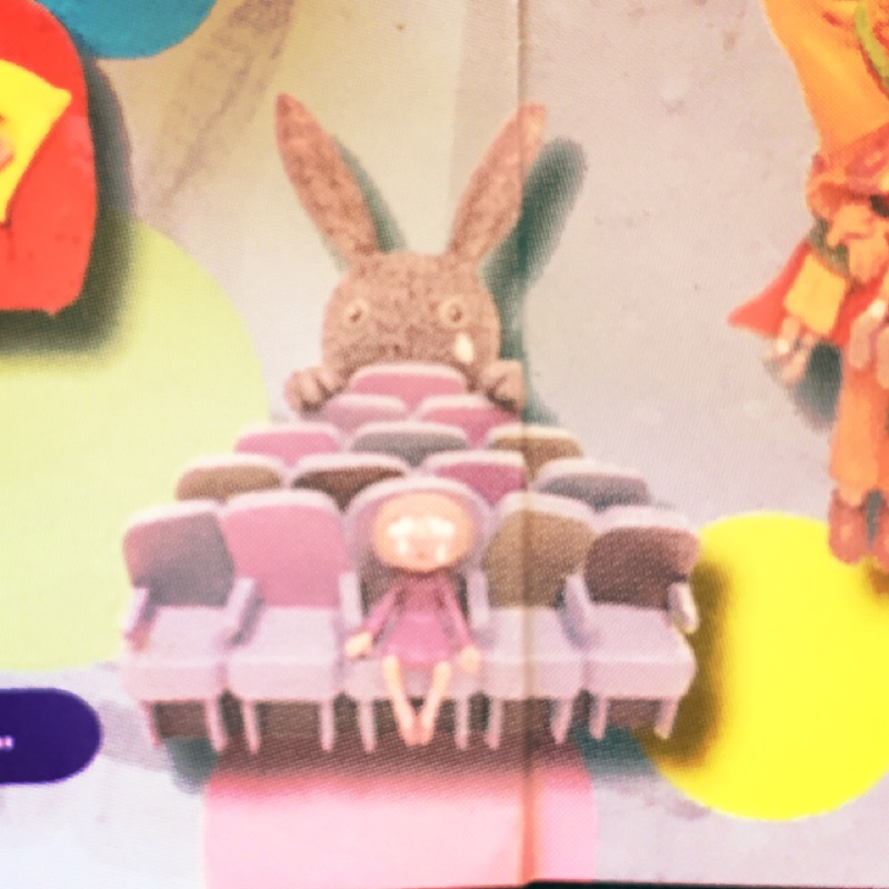 幾米扭蛋2 彩色版 單賣 戲院裡的大兔子 有盒全新