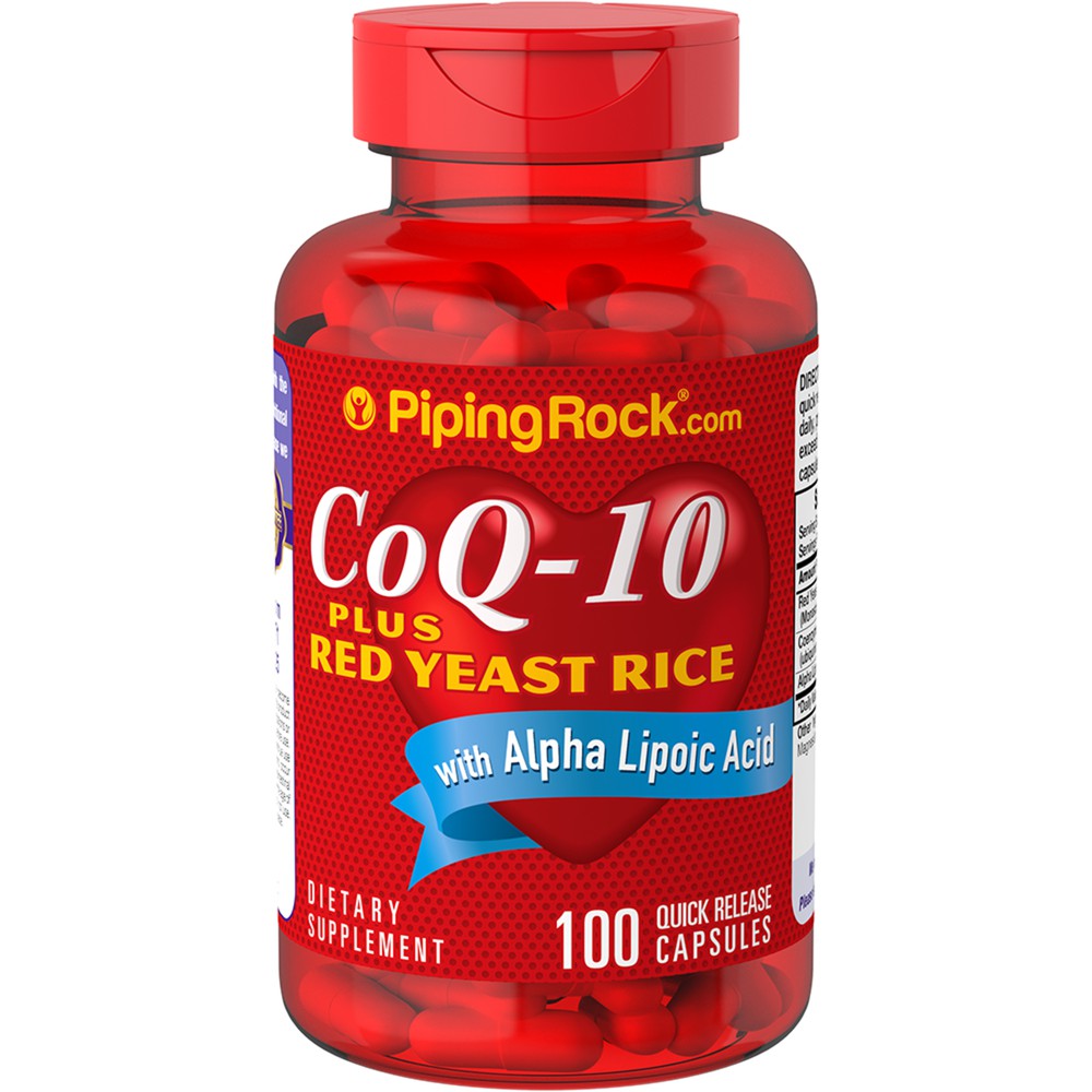 Ping rock 紅麴米輔酶   C-Q10  120 mg 100顆膠囊