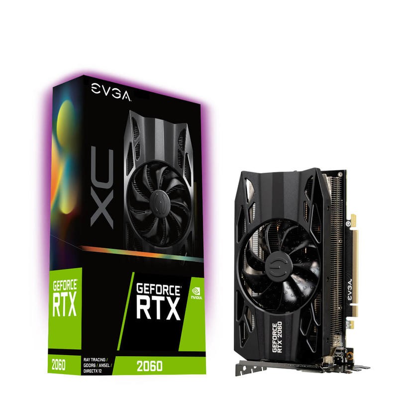 艾維克 EVGA  RTX 2060 XC GAMING 06G-P4-2063-KR 6GB 盒裝