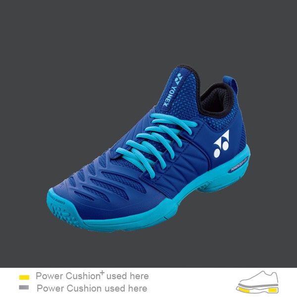 {大學城體育用品社} YONEX POWER CUSHION FUSIONREV3 女網球鞋 藍 SHTFR3LCEX