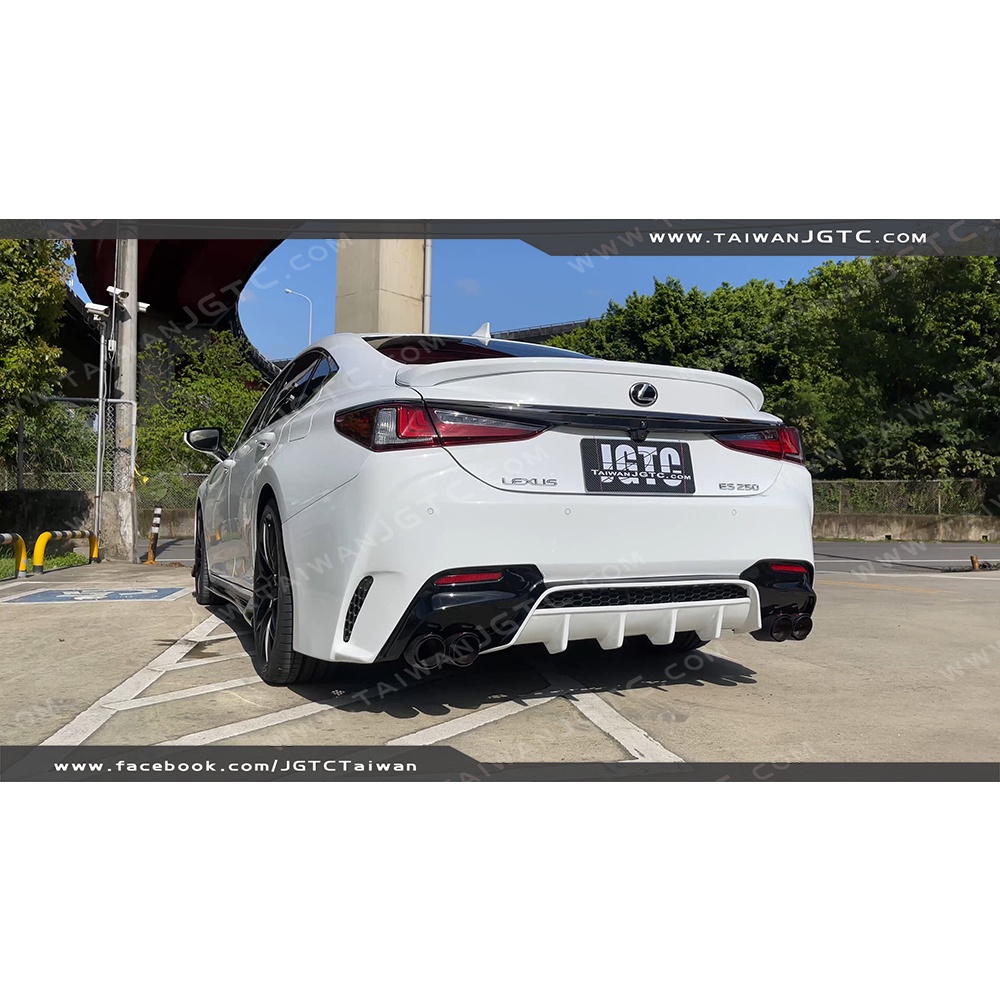 《台灣JGTC》LEXUS ES250 200 手工後保 前下 側裙 排氣管 碳纖維