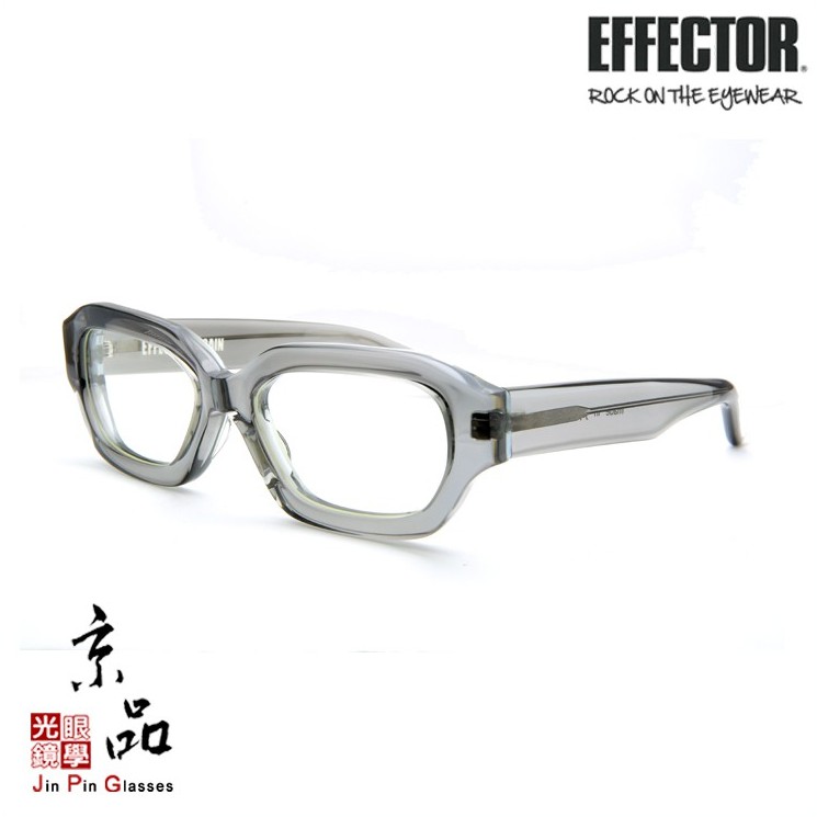 【EFFECTOR】GAIN CLGY 透灰色 日本手工眼鏡 伊菲特 眼鏡 JPG 京品眼鏡