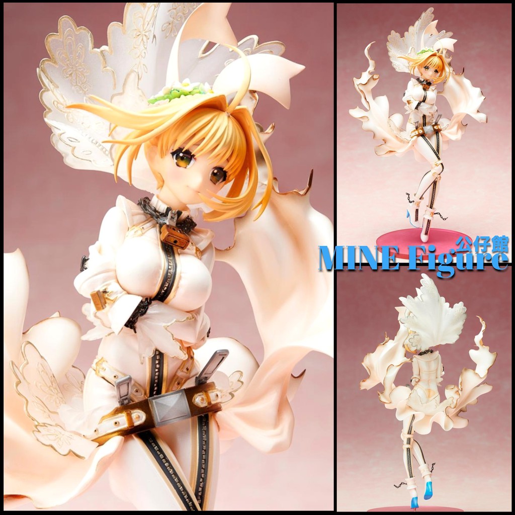 日版 Fate/EXTRA CCC Hobbymax 尼祿 1/8 Saber PVC 婚紗花嫁賽巴莉莉貞德