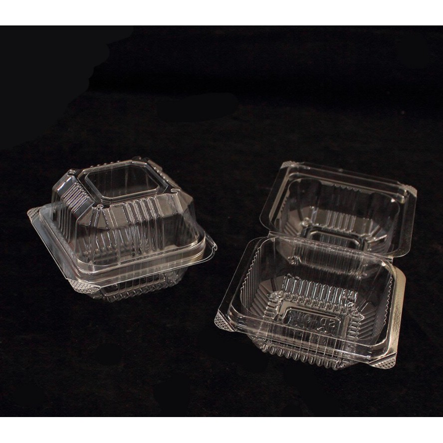雪莓娘 SD-014 自扣盒(100入/包) 雪莓娘盒 月餅盒 泡芙盒 透明盒子 雪梅娘盒 餅盒 透明盒 塑膠盒