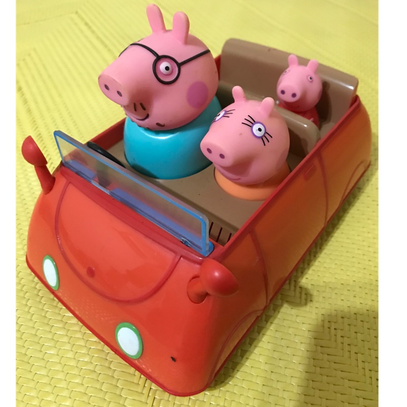 佩佩豬🐷正品車車造型二手玩具