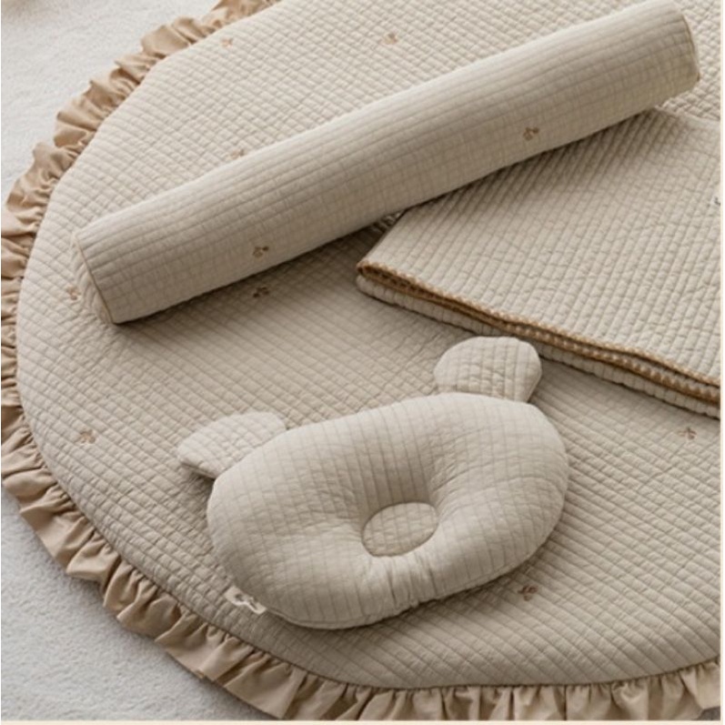 [🌹小花왔어限時預購] 韓國lolbaby新生兒 軟墊 地墊 枕頭 加大 防塵蟎 寶寶