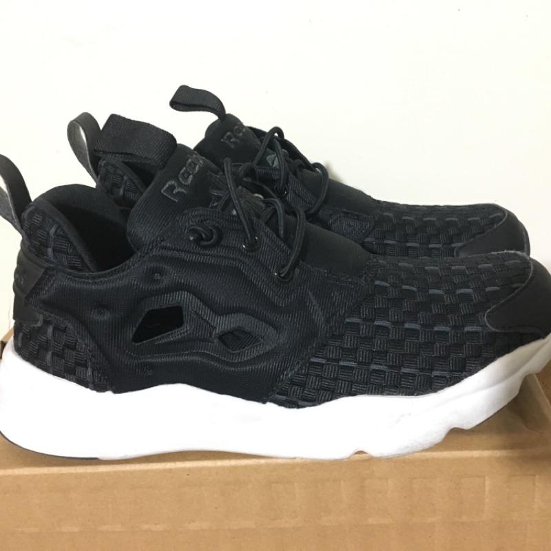Reebok Furylite 全黑編織 蝦皮購物
