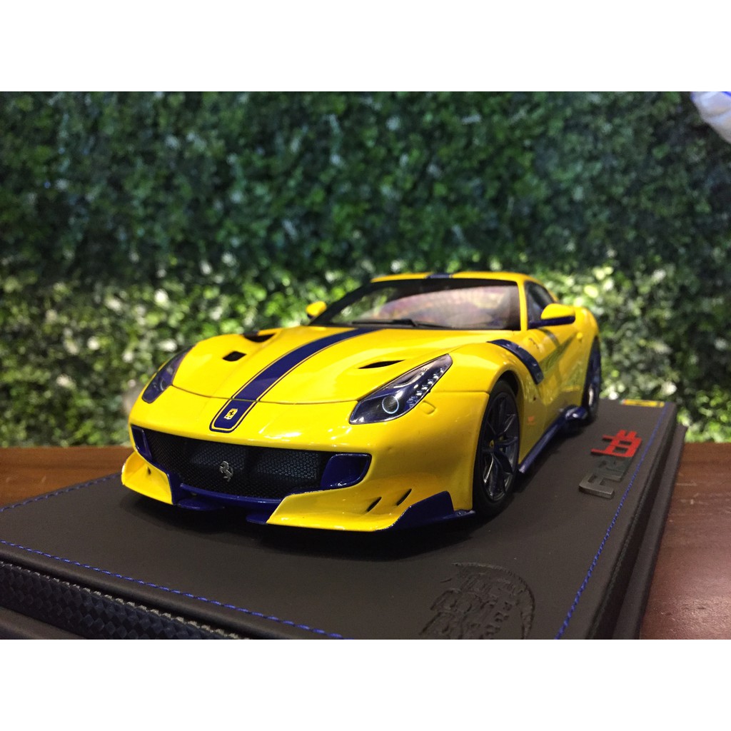 1/18 BBR Ferrari F12 TDF Modena Yellow BBR1821ST 合金全開【MGM】