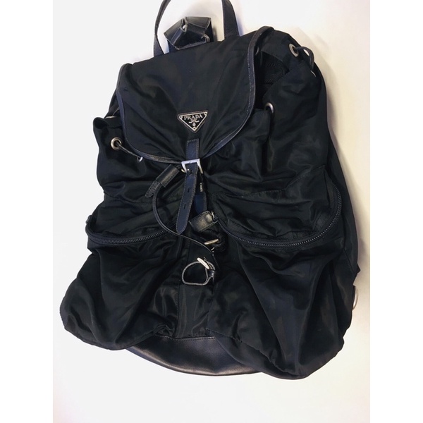 Prada backpack 黑色後背包