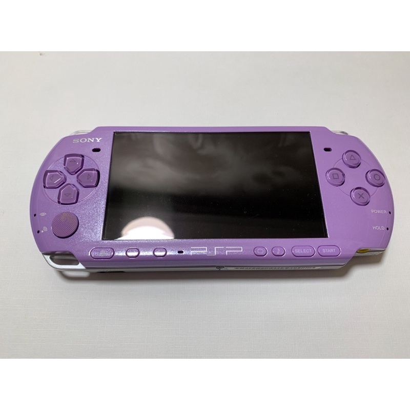 (二手）SONY PSP 3007 主機紫色+8G記憶卡+PSP收納袋+4片遊戲片