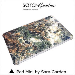 客製化 保護殼 iPad Mini 1 2 3 4 高清 大理石 冰晶 紋路 Sara Garden