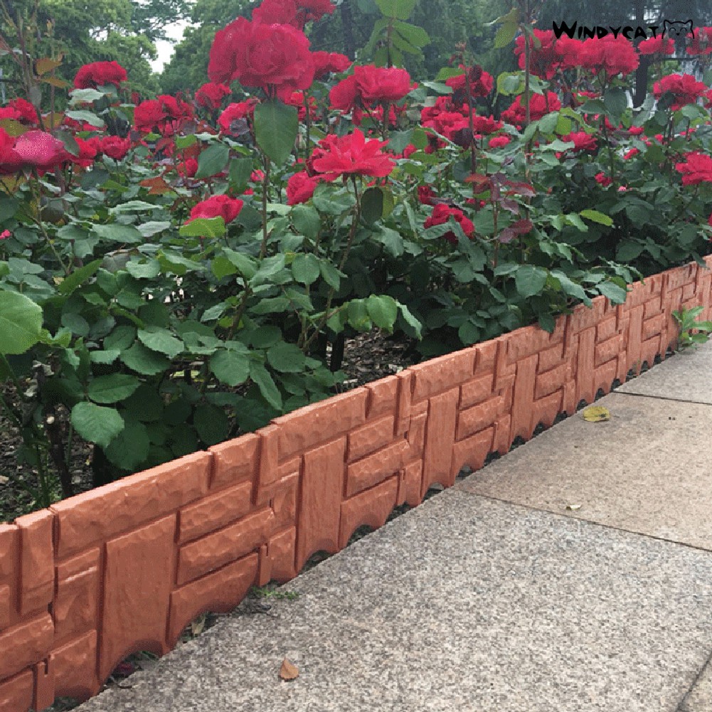 Gn3 6片草坪草邊緣障礙花園院子植物花壇邊界圍欄裝飾多肉 蝦皮購物
