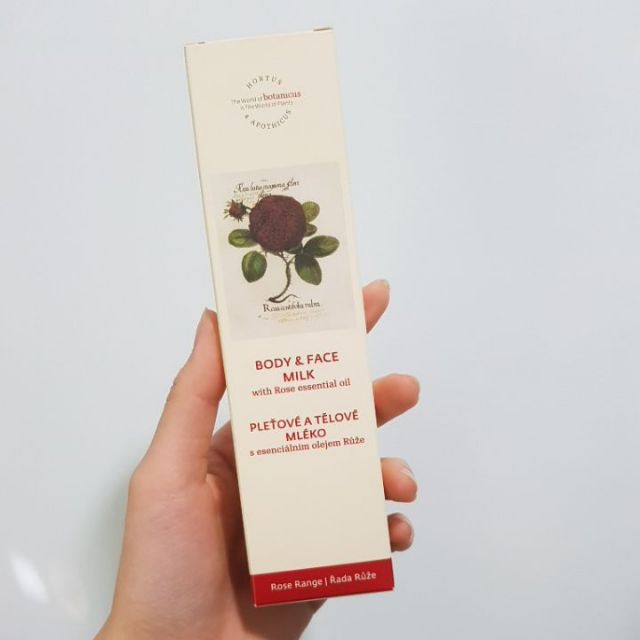 Hortus & apothicus rose 玫瑰 臉部及身體乳液