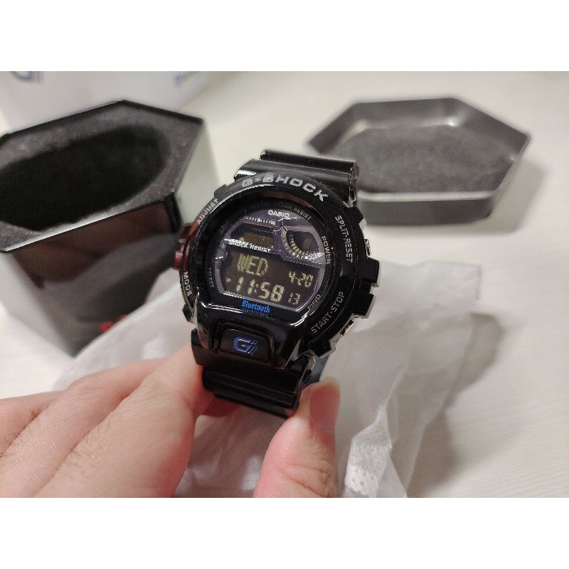 G-SHOCK  一代藍芽錶 完整盒裝 未使用 功能正常GB-6900 AB 卡西歐