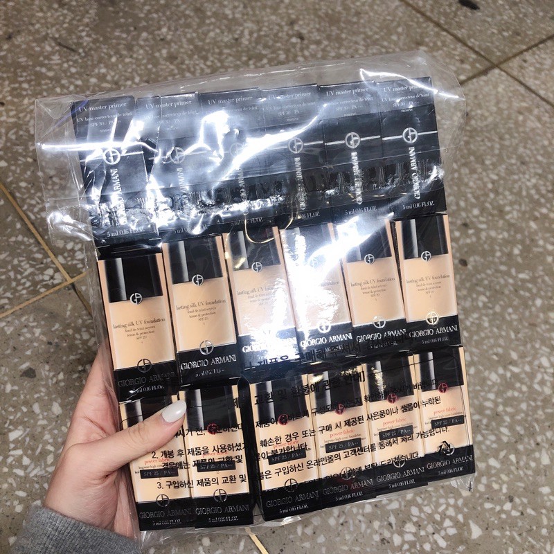 現貨 韓國代購韓國專櫃giorgio Armani 完美絲絨水慕斯粉底spf25 3 5 4號色 Uv隔離霜 蝦皮購物
