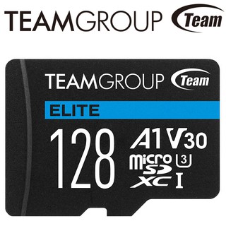 【現貨】Team 十銓 128G 128GB ELITE MicroSDXC TF UHS-I U3 A1 V30記憶卡