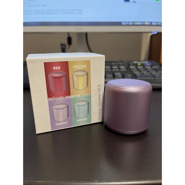 【無線藍牙喇叭 Wireless Speaker】 inPods littleFUN 馬卡龍 紫色