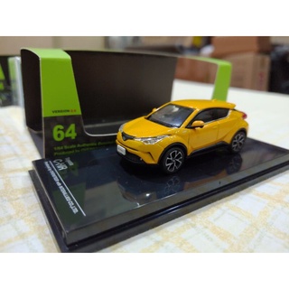 1/64 Toyota CH-R oversteer 豐田 黃色模型車