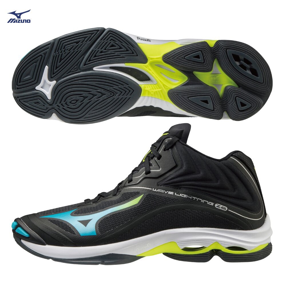 MIZUNO WAVE LIGHTNING Z6 MID 男鞋 排球 ENERZY 黑【運動世界】V1GA200523