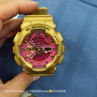 201*G-SHOCK 金色 手錶 GMA-S110GD 卡西歐 金色 桃紅 手錶