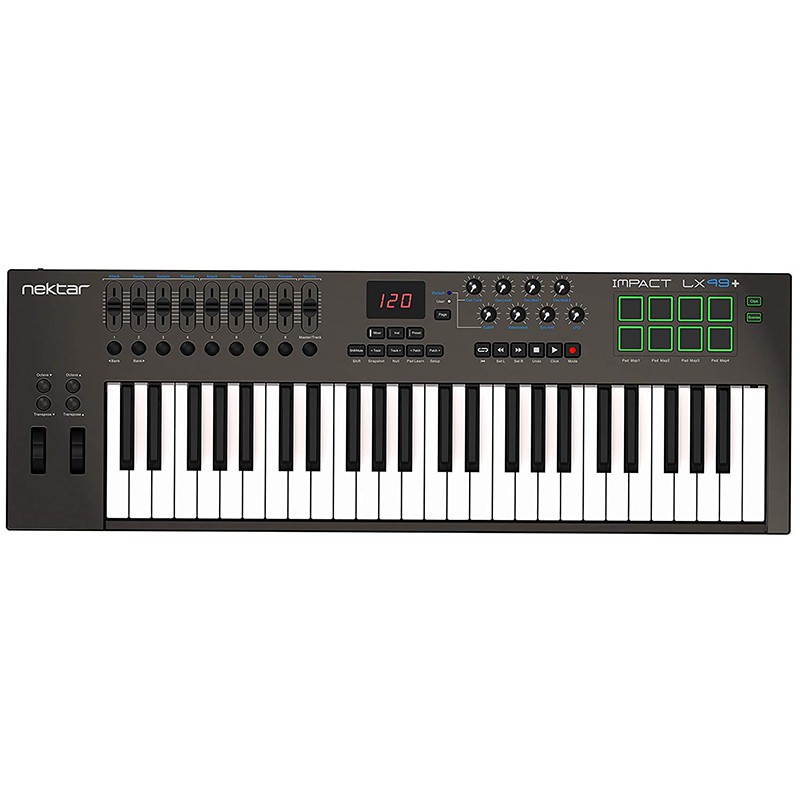 NEKTAR Impact LX49+ 主控鍵盤 MIDI鍵盤 49鍵 附打擊版功能【又昇樂器.音響】