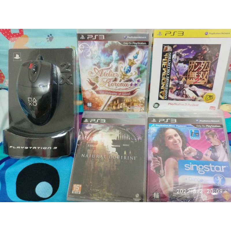 蟹堡玩具店 PS3遊戲片 鋼彈無雙2、Atelier Rorona、勇者鬥惡龍、仙境傳說 奧德賽、滑鼠